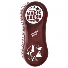 Magic Brush Wildberry Recycled Brush - twarda szczotka do czyszczenia psów i koni - Brązowy