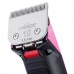 Heiniger Saphir Pink Limited Edition - profesionálny, ružový holiaci strojček s čepeľou č. 10 (1,5 mm) - Dve batérie