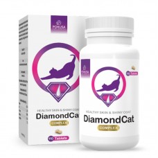 Temptation DiamondCat 110 tbl. - doplnok stravy, ktorý zlepšuje stav kože a srsti vašej mačky