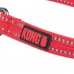 KONG Adjustable Leash 5 in 1 M/L - nylonowa smycz przepinana z odblaskowymi przeszyciami, 200cm - Czerwony