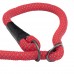 KONG Rope Slip Leash One Size 1,5 m - upínacie, nastaviteľné vodítko pre psa, s reflexným prešívaním - Červená