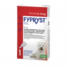 Fypryst Fipronil 67mg - krople na pchły i kleszcze dla psa o wadze od 2 do 10kg