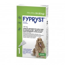 Fypryst Fipronil 134mg - krople na pchły i kleszcze dla psa o wadze od 10 do 20kg