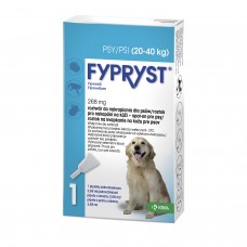 Fypryst Fipronil 268mg - krople na pchły i kleszcze dla psa o wadze od 20 do 40kg