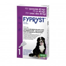 Fypryst Fipronil 402mg - krople na pchły i kleszcze dla psa o wadze powyżej 40kg