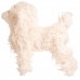 Mr. Jiang Poodle Full Body Hair Lamb - wymienna sierść do manekina groomerskiego Toy Poodle, kremowa