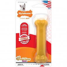 Nylabone Extreme Dura Chew Peanut Butter Bone - wytrzymały gryzak dla psa, o smaku masła orzechowego - S
