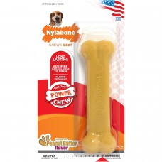 Nylabone Extreme Dura Chew Peanut Butter Bone - wytrzymały gryzak dla psa, o smaku masła orzechowego - M