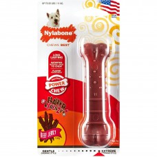 Nylabone Extreme Textured Beef Jerky Bone - dentálna maškrta pre psov, príchuť hovädzieho jerky - S