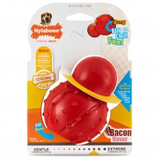 Nylabone Strong Cone Chew Bacon - gumowa zabawka na przysmaki dla psa, o zapachu bekonu - M