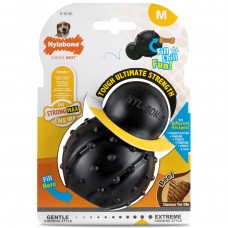 Nylabone Strong Max Cone Chew Beef - silná gumená hračka na psie maškrty, vôňa hovädzieho mäsa - M
