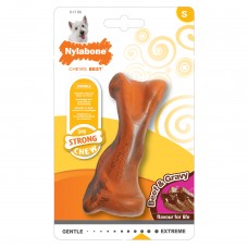 Nylabone Strong Rubber Bone - gumená kosť pre psa, s vôňou hovädzieho mäsa v tmavej omáčke - S Nylabone Strong Rubber Bone - gumená kosť pre psa, s vôňou hovädzieho mäsa v tmavej omáčke - S