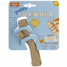 Nylabone Puppy Gourmet Chicken Stick M - gryzak dla psa, intensywny zapach kurczaka