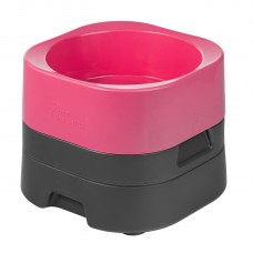 Pet Weighter Pet Bowl Complete Pink - vyvýšená miska pre psa, s ťažkým podstavcom, fuchsiová - M