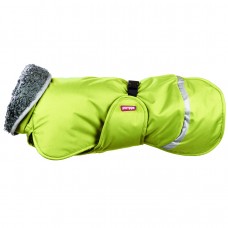 Toppa Pomppa Lime - zimná bunda pre psov, s dodatočnou izoláciou, limetka - 44