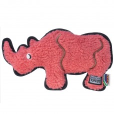 Resploot Tuffles Rhino - odolná hračka pre psa, nosorožec vyrobený z recyklovaných materiálov, s pískadlom