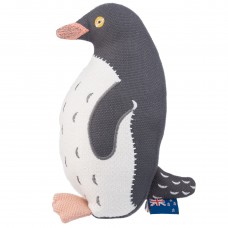 Resploot Cuddlers Yellow Eye Penguin - maskot psa, tučniak vyrobený z recyklovaných materiálov, s pískadlom