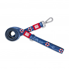 Max&Molly Short Leash Sailor - farebné mestské vodítko pre psa, námornícky vzor, 120 cm - L