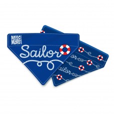 Max&Molly Reversible Bandana Sailor - šatka pre psa, obojstranná, námorný vzor - L