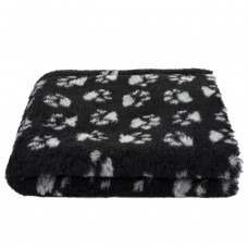 Blovi DryBed VetBed A - protišmyková posteľ, pelech pre zvieratá, čierna a šedá - 50x25cm