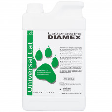 Diamex Universal Cat Shampoo - szampon dla kota, z olejem ze słodkich migdałów, koncentrat 1:8 - 1L