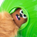 Nina Ottosson Dog Snuffle N' Treat Ball Level 2 - loptička na psie maškrty, so 6 veveričkami, level 2, zelená