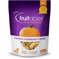Fruitables Pumpkin & Blueberry Dog Treats 198g - dyniowe ciastka dla psa, z borówkami