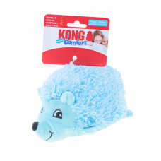 KONG Comfort HedgeHug Puppy Blue - pluszowa zabawka dla szczeniaka, niebieski jeż z piszczałką - M