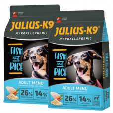 Julius-K9 Hypoallergenic Fish & Rice Adult - hipoalergiczna karma dla psa, ryba z ryżem - 2x 12kg