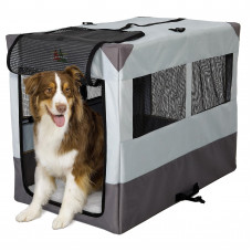 MidWest Canine Camper - látková klietka pre psov a mačky, šedá - XL