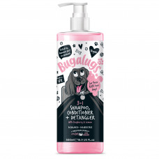 Bugalugs 3in1 Shampoo Conditioner & Detangler - szampon, odżywka i rozkołtuniacz dla psa, o zapachu gumy balonowej - 500ml