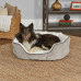 MIdWest QT Deluxe Tulip Nesting Taupe - legowisko dla psa z wysokimi bokami, beżowe - S