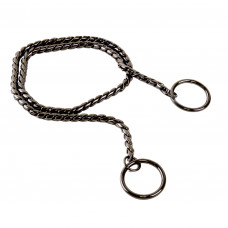 Show Tech Snake Chain Anthracite - elegancki antracytowy łańcuszek wystawowy, metalowy - 35cm