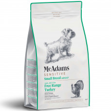 McAdams Sensitive Small Breed Free Range Turkey - wypiekana karma z indykiem dla psów małych ras - 2kg