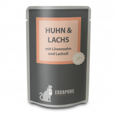 Escapure Huhn und Lachs mit Lowenzahn 100g - mokra karma dla kota, kurczak z łososiem i mniszkiem lekarskim