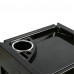 Gabbiano 048A - pomocnik groomerski na kółkach, 31x37x82cm, z tworzywa, 5 kuwet, czarny