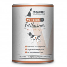 Escapure VET Fettburner 250g - suplement diety dla psów z nadwagą, spalacz tłuszczu, z L-karnityną