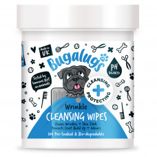 Bugalugs utierky na čistenie vrások 100 ks. - biologicky odbúrateľné bavlnené tampóny na kožné záhyby psov a mačiek