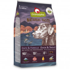 GranataPet Natural Taste Duck & Torut - bezzbożowa karma dla psa, kaczka i pstrąg - 4kg