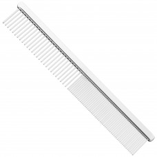 KW Smart Double Comb Small - mały grzebień metalowy 13cm, mieszany rozstaw ząbków