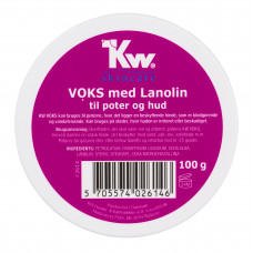KW Paw & Skin Wax - regeneračný a ochranný vosk na kožu a labky psa, s lanolínom