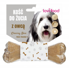 Lovi Food Chewing Bone with Lamb S - žuvacia kosť pre psov, s ovečkami