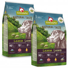 GranataPet Natural Taste Lamb - bezzbożowa karma dla psa, z jagnięciną - 2x 12kg