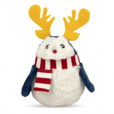 Dashi Xmas Plyšový Pengi 19cm - Vianočná hračka pre psa, plyšový tučniak s pískadlom