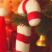 Dashi Xmas Plush Kane 17cm - Vianočná hračka pre psa, plyšová cukrová trstina, šušťanie