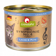 GranataPet Symphonie No.4 - wysokomięsna karma dla kota, łosoś i indyk - 200g