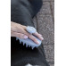 Dexas BrushBuster - silikonowa szczotka dla psa i kota, do stosowania na suchy i mokry włos - Szary