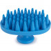 Dexas BrushBuster - silikónová kefa pre psov a mačky, na použitie na suché aj mokré vlasy - Modrá