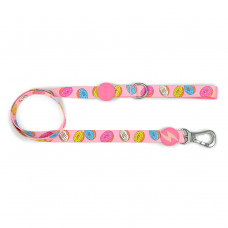 Dashi Donut Leash 120cm - mestské páskové vodítko pre psov, donut vzor - XS