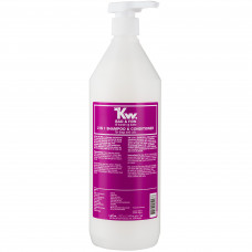 KW 2v1 Shampoo and Balsam - šampón s kondicionérom pre psov a mačky, koncentrát 1:3 - 1L
